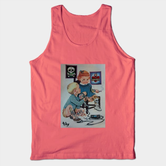 Tattoo your friends Tank Top by Toby Sasquatch